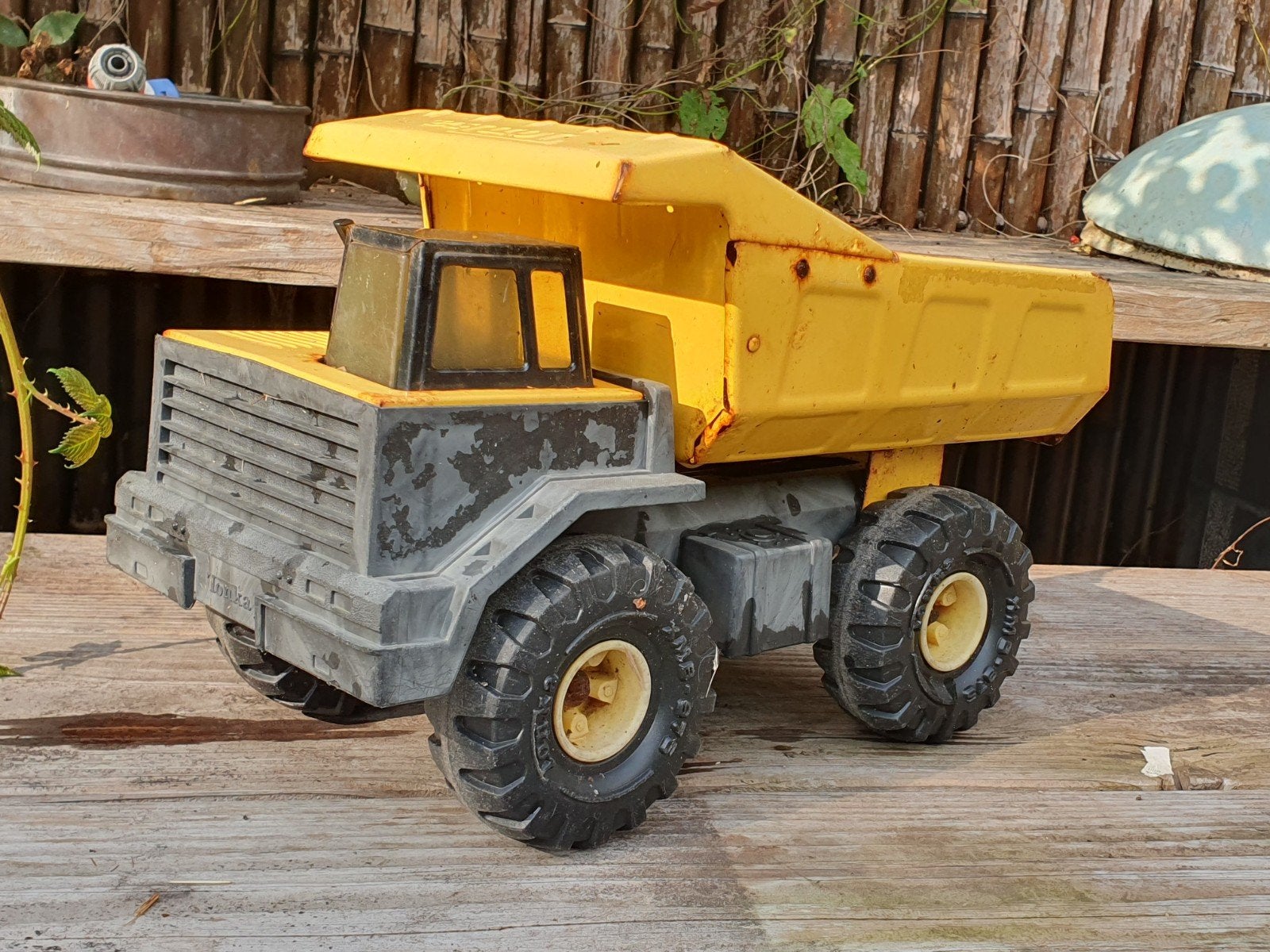 Vintage Tonka Turbo-Diesel Kiepwagen (XMB-975) Jaren '80, Ophalen, Gebruikt