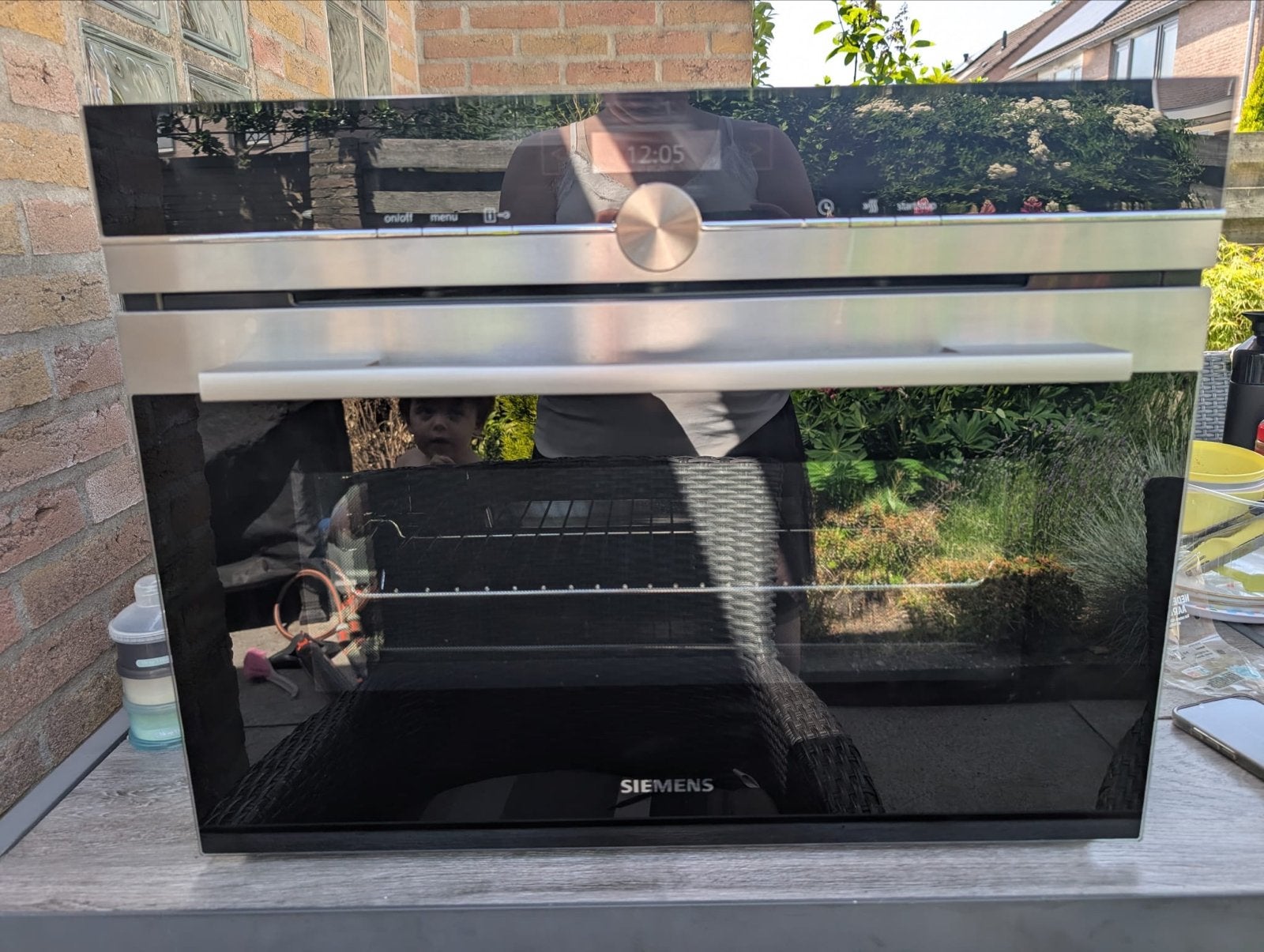 Siemens oven met 4D hete lucht, inclusief bakplaat en rooste, Witgoed en Apparatuur, Ophalen, Hete lucht, Siemens, Inbouw