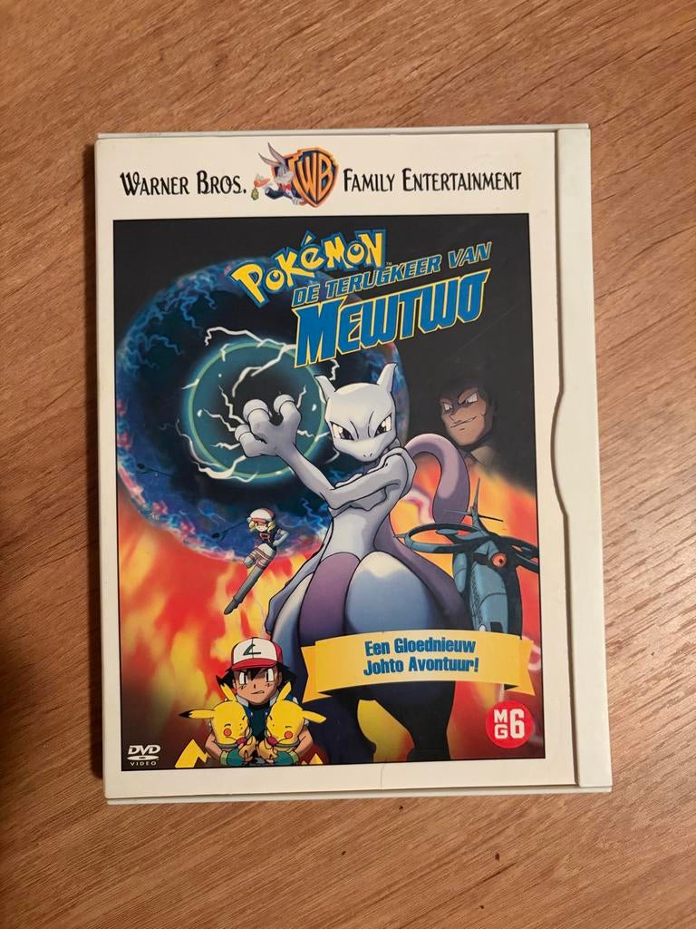 Pokémon: De Terugkeer van Mewtwo DVD, Gebruikt, Tekenfilm, Anime (Japans), Ophalen of Verzenden