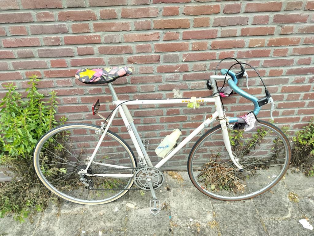 Vintage peugeot racefiets, Fietsen en Brommers, Fietsen | Racefietsen, Gebruikt, 57 tot 61 cm, Ophalen, Overige merken