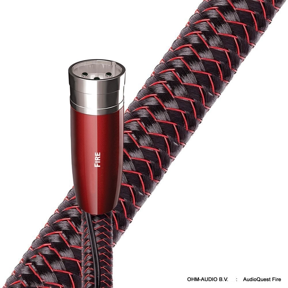 AudioQuest Fire XLR, Gebalanceerde Analoge Interlink, 1.5M, Ophalen of Verzenden, Zo goed als nieuw, Minder dan 2 meter, Interlink-kabel
