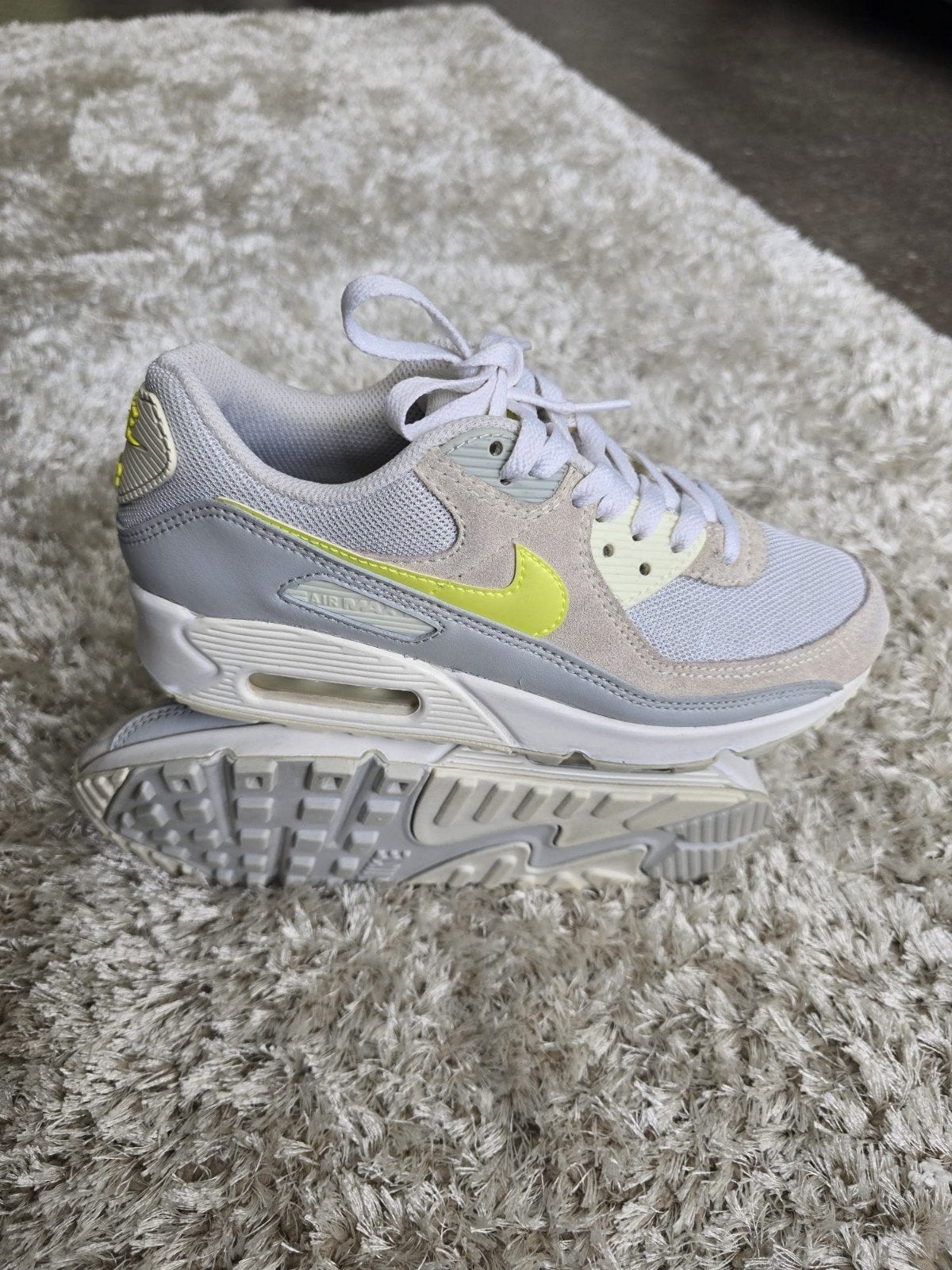 Nike Air Max 90 Lemon origineel sneakers maat 38.5 zgan, Ophalen of Verzenden, Zo goed als nieuw, Sneakers of Gympen