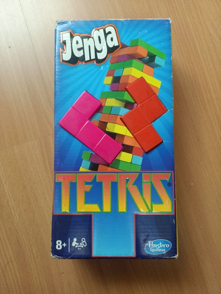 spel - Jenga Tetris, Een of twee spelers, Ophalen, Zo goed als nieuw, Hasbro Gaming