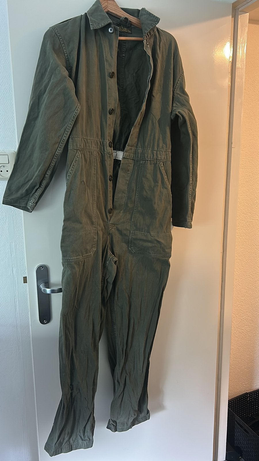 Vintage Legeroveralls Koninklijke Landmacht, Ophalen of Verzenden, Landmacht, Nederland, Kleding of Schoenen