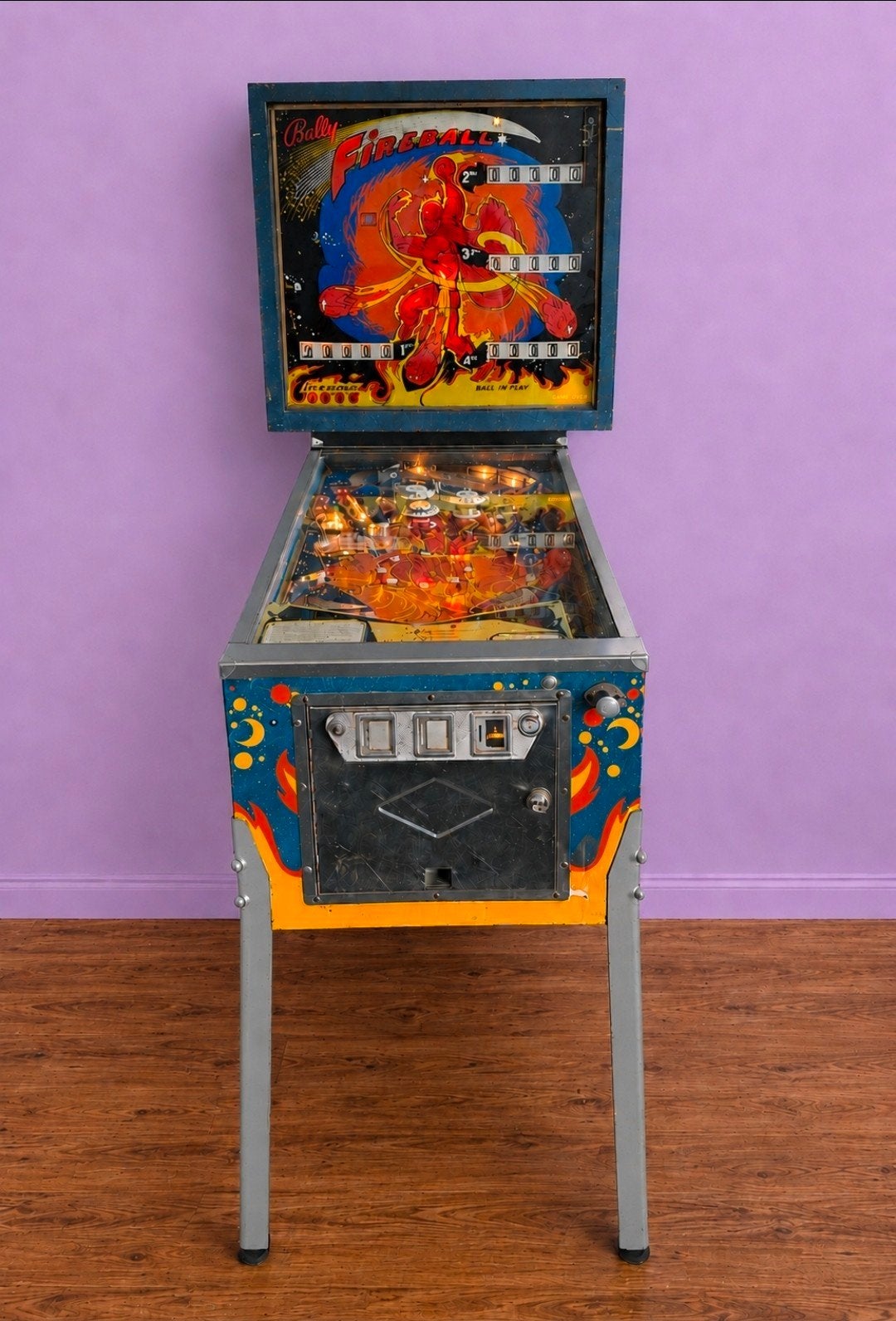 Bally Fireball (1972) iconische flipperkast, Verzamelen, Ophalen of Verzenden, Gebruikt, Flipperkast