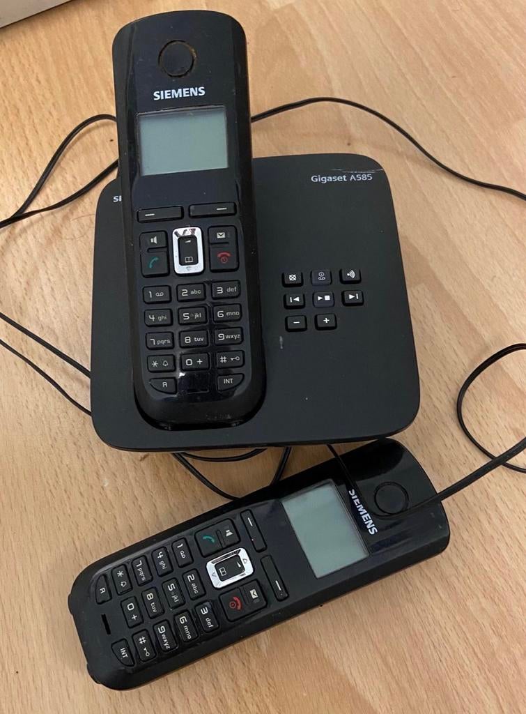 Siemens Gigaset A585 draadloze huistelefoon met 2 handsets, Ophalen of Verzenden, Zo goed als nieuw