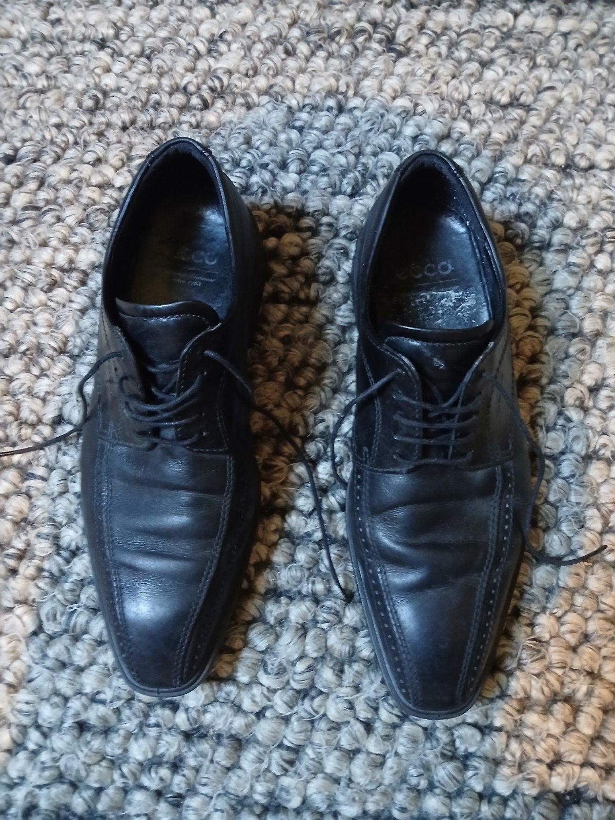 Ecco, keurige schoenen - maat 43, Ecco, Zwart, Ophalen of Verzenden, Gedragen