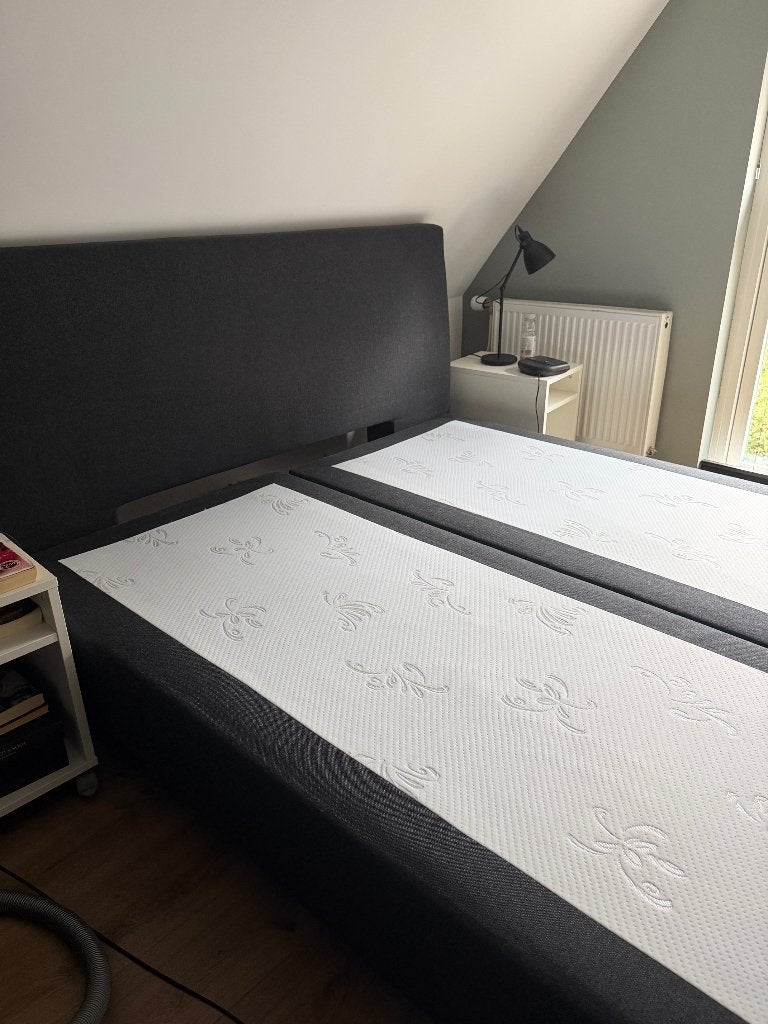 Swiss Sense Boxspring, Ophalen, Tweepersoons, Zo goed als nieuw, 180 cm