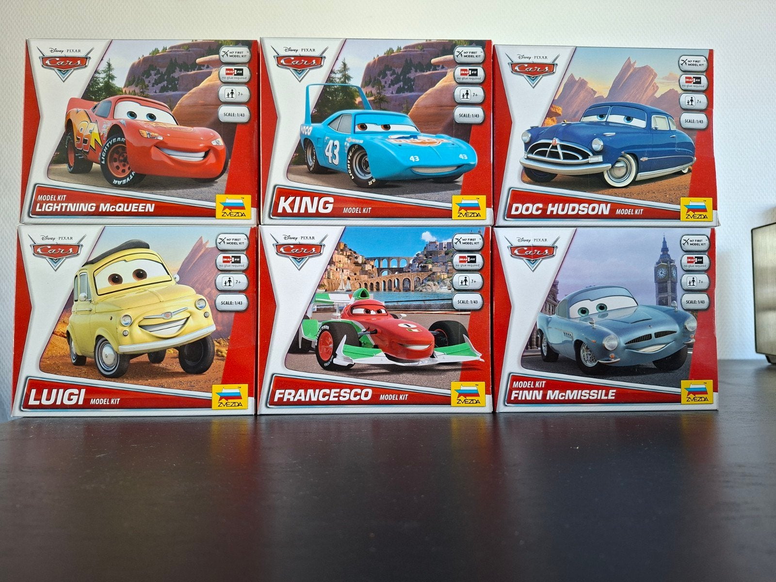 Disney Cars bouwpakketten, Overige merken, Auto, 1:32 tot 1:50, Nieuw