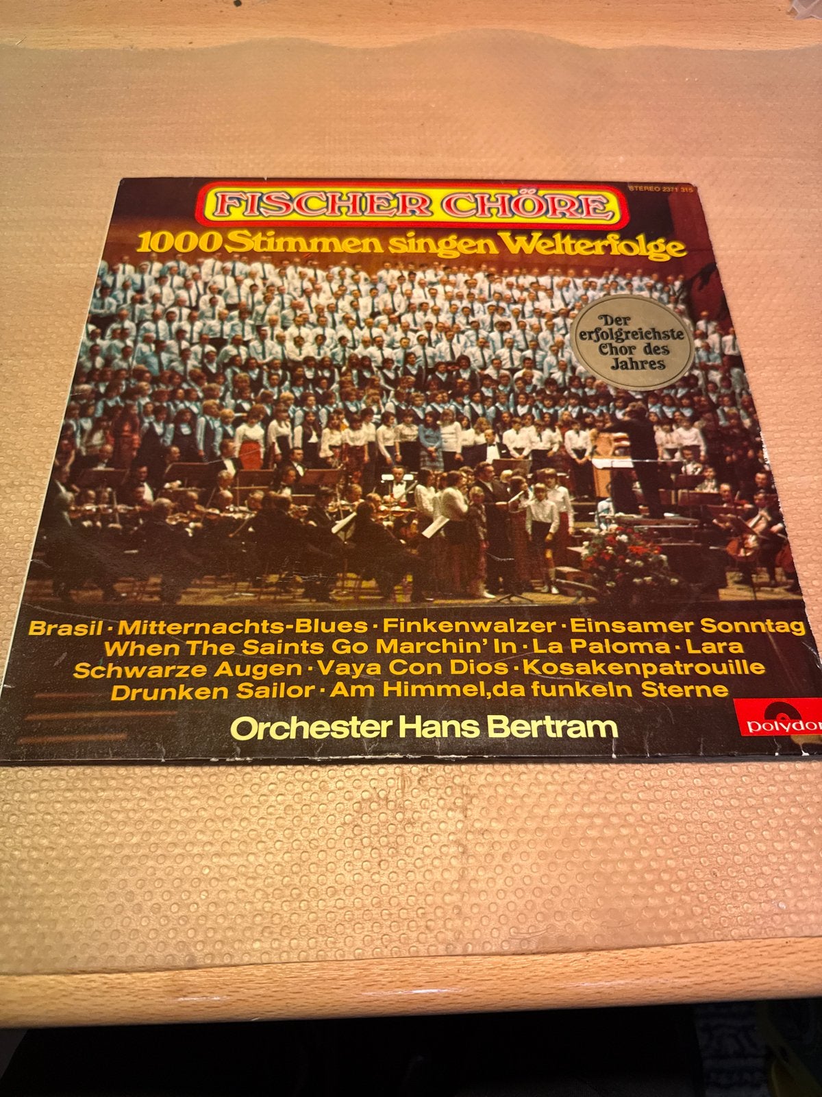 Fischer Chöre - 1000 Stimmen singen Welterfolge LP, Cd's en Dvd's, Ophalen, Gebruikt, Verzamelalbum