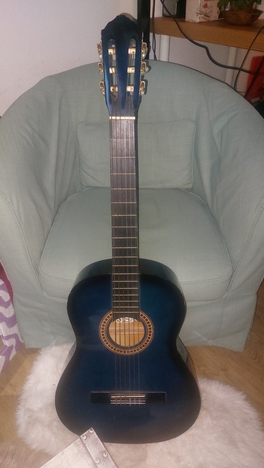 te koop ouwe akoestisch gitaar, Ophalen, Gebruikt, Klassieke of Spaanse gitaar