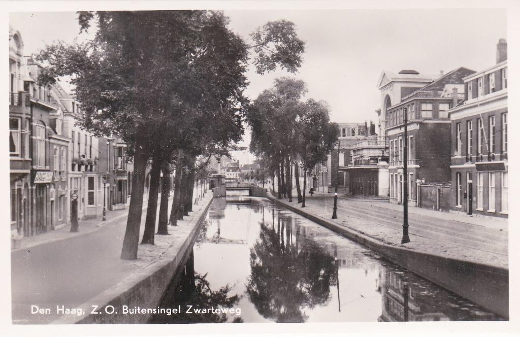 08328 Den Haag - Z.O. Buitensingel Zwarteweg, Verzenden, 1940 tot 1960, Ongelopen, Zuid-Holland
