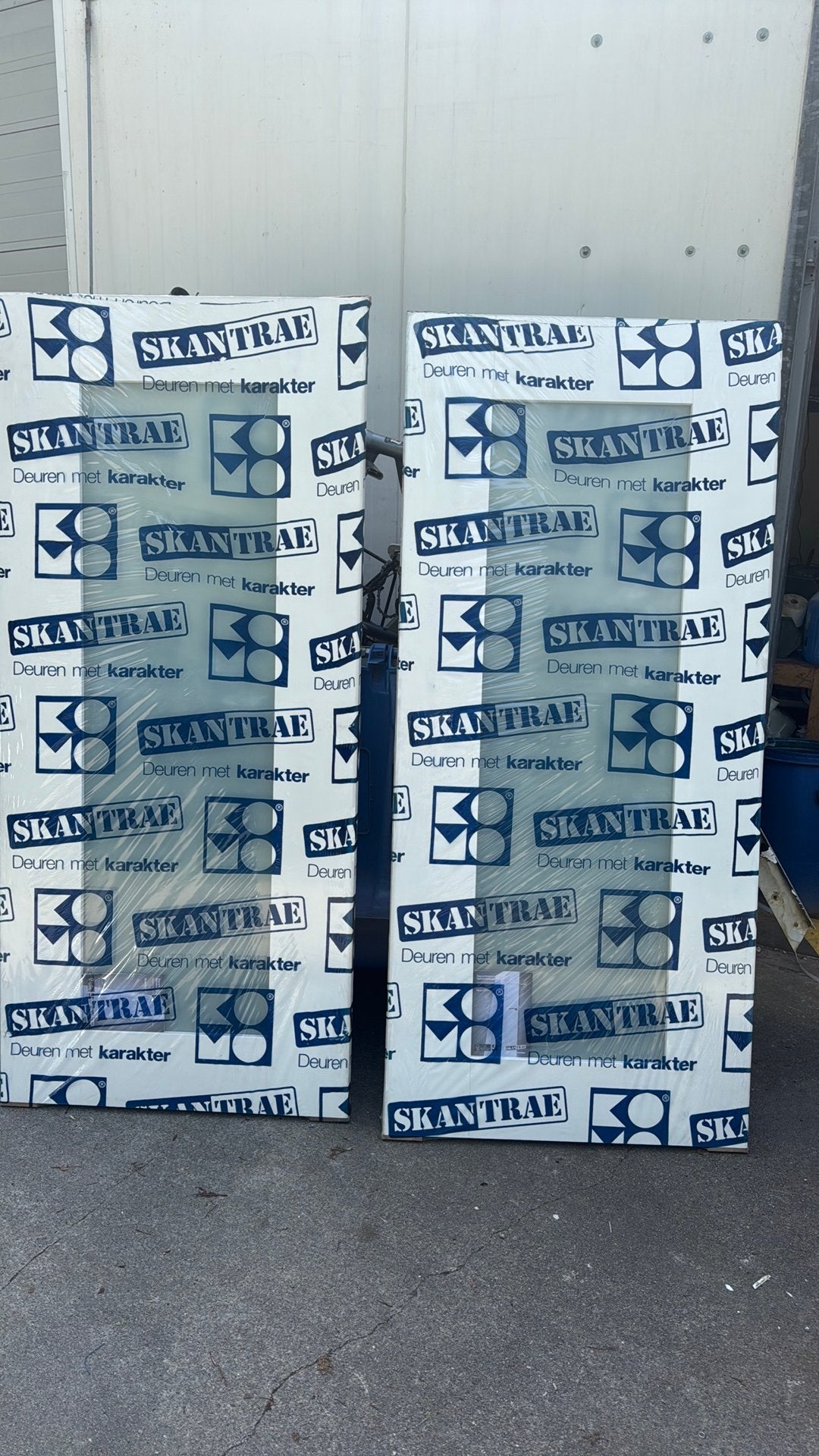 18x paneeldeur 88x201.5 cm sks 3451 melkglas nr 477, Ophalen, 80 tot 100 cm, Binnendeur, Nieuw
