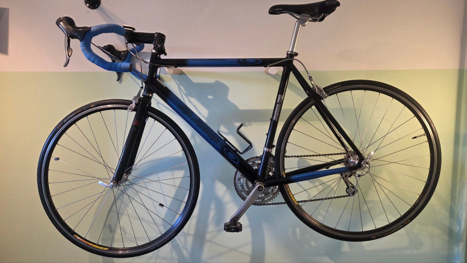 Jan Janssen racefiets met Shimano Sora, 28 inch wielen, 28 inch, Gebruikt, Aluminium, 15 tot 20 versnellingen