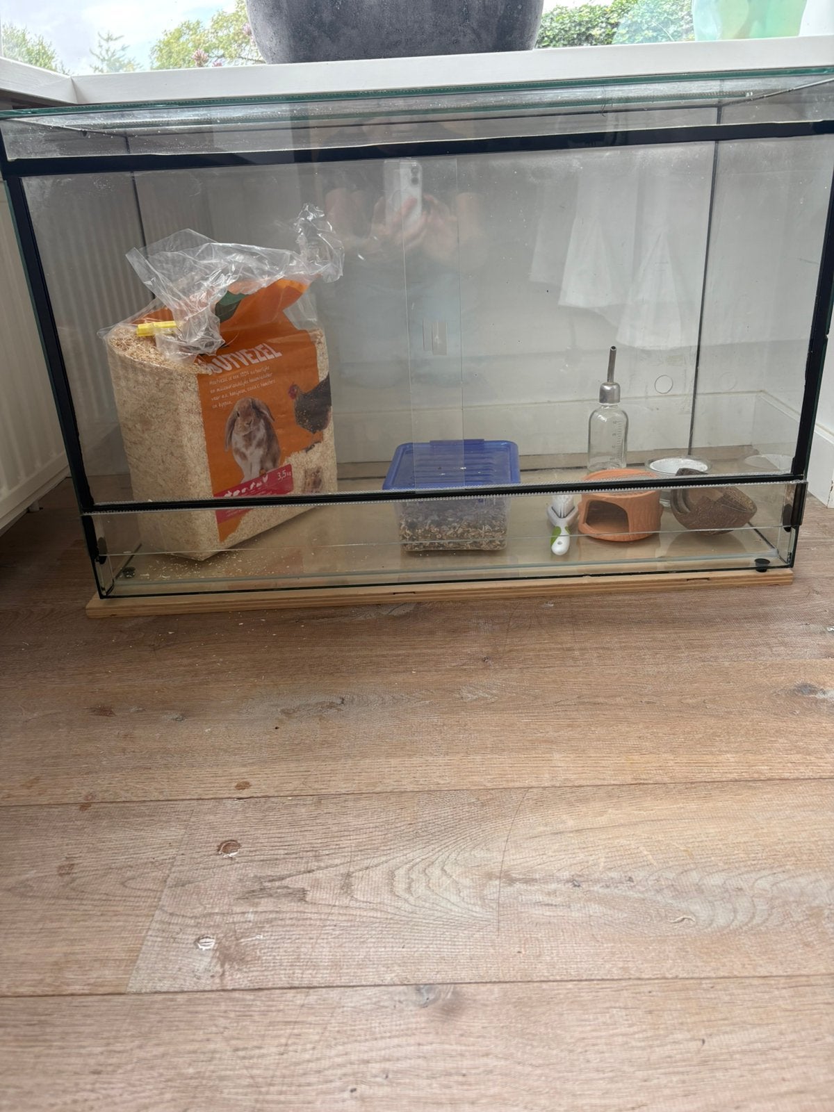 Terrarium voor klein knaagdier of reptiel, Dieren en Toebehoren, Reptielen en Amfibieën | Toebehoren, Ophalen, Gebruikt