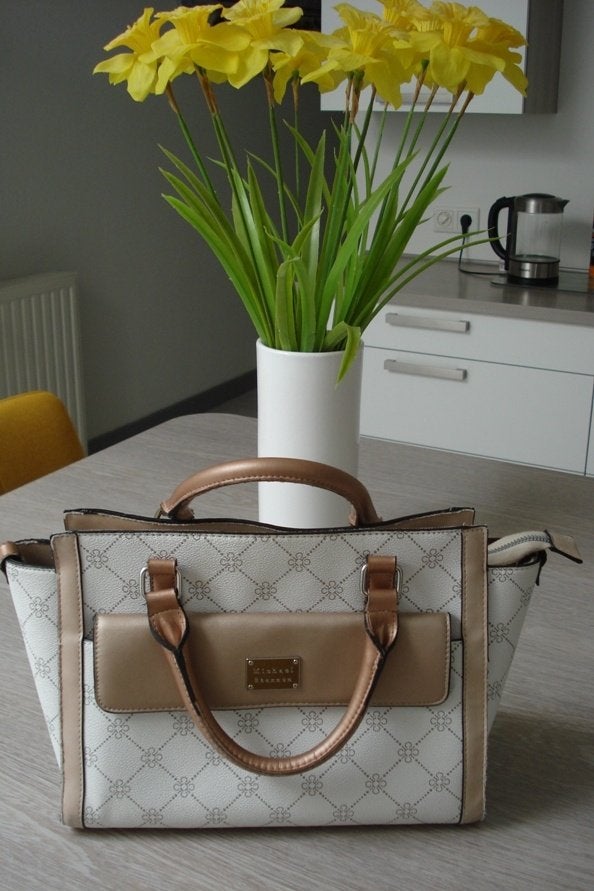 Nwe trendy handtas tas 2 afsluitbare vakken en telefoon vak, Ophalen of Verzenden, Nieuw, Overige kleuren, Handtas