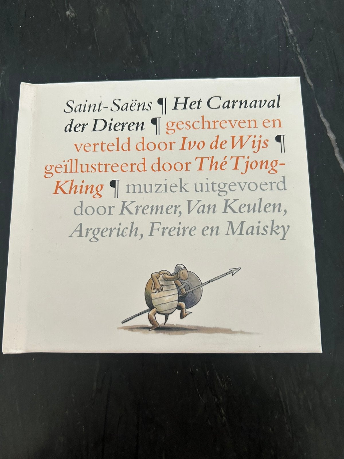 SAINT-SAENS Het Carnaval der Dieren CD-BOEKJE, Ophalen of Verzenden, Zo goed als nieuw, Boxset
