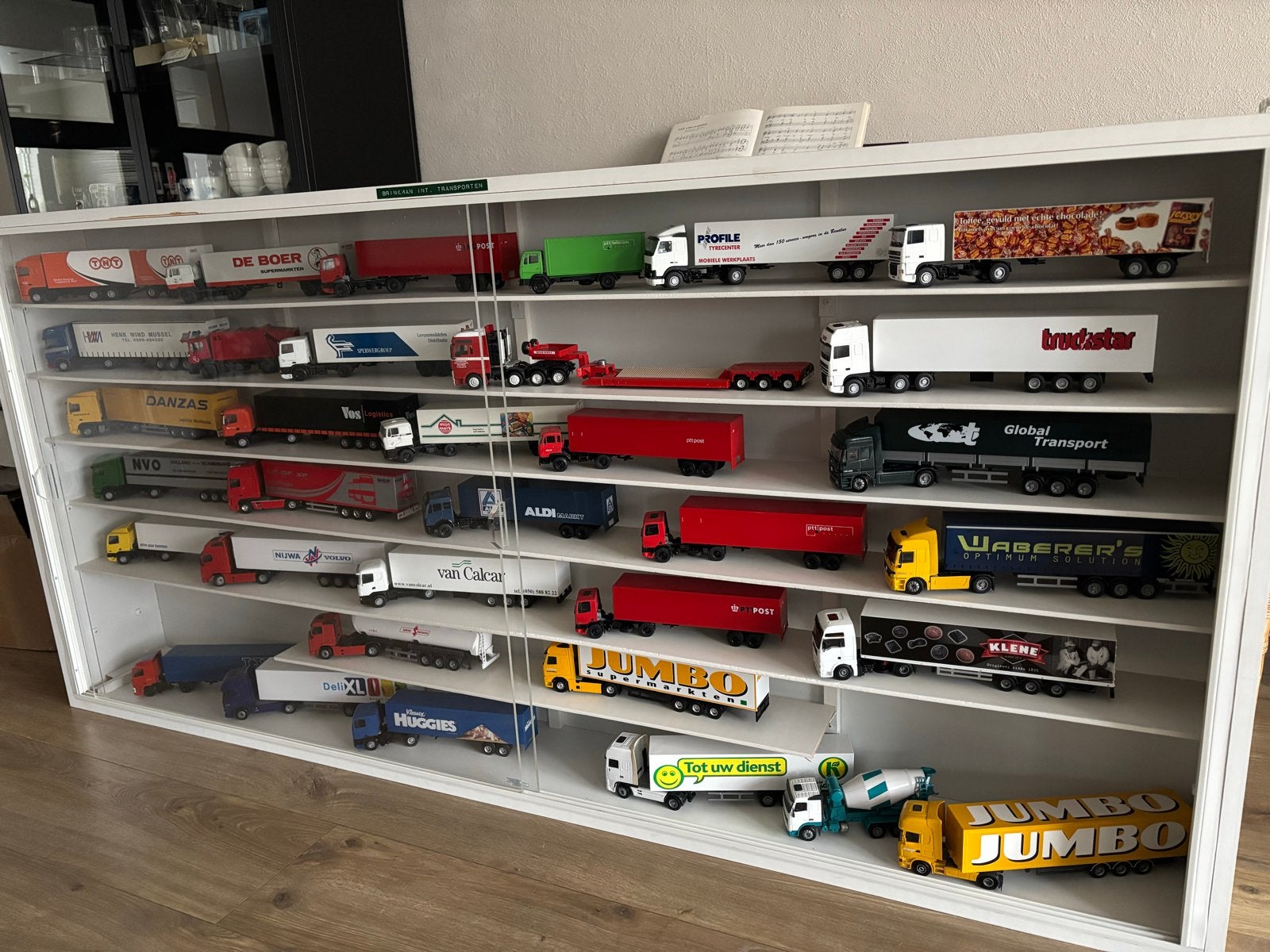 Mooie vitrinekast voor modeltrein of auto’s., Ophalen, Gebruikt, 50 tot 100 cm, 150 tot 200 cm
