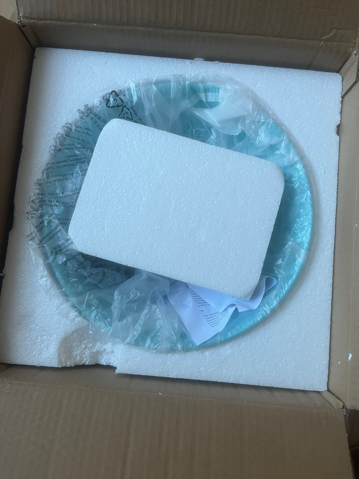 turquoise waskom- Nieuw, Ophalen of Verzenden, Nieuw