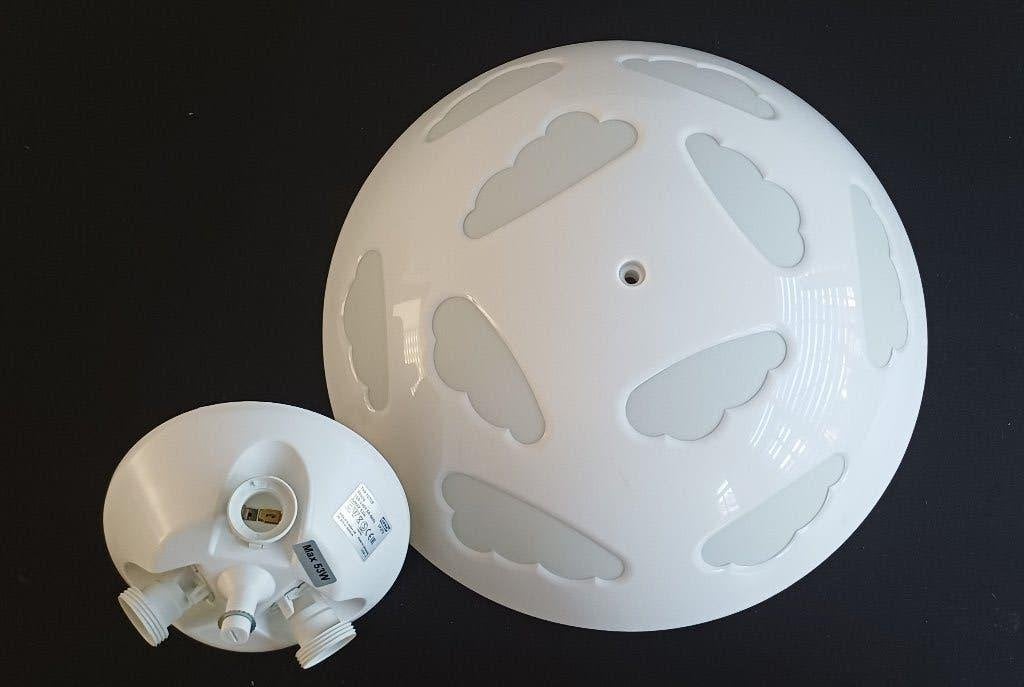 Ikea Wolken Plafonnière - Sfeervol Licht voor Babykamer, Ophalen of Verzenden, Gebruikt