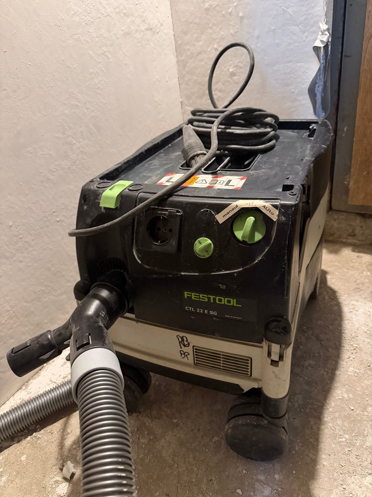 Festool CTL 22 E SG Professionele Bouwstofzuiger, Witgoed en Apparatuur, Stofzuigers, Stofzak, Overige merken, Gebruikt, Ophalen of Verzenden