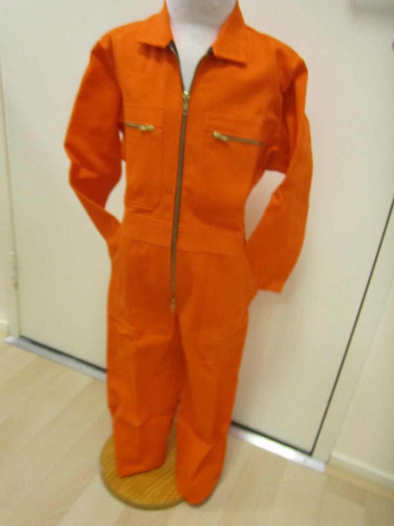 Rally Overall Kinderen ORANJE 100% katoen MAAT 116-122-134, Tuin en Terras, Werkkleding, Ophalen of Verzenden, Nieuw, Kinderen