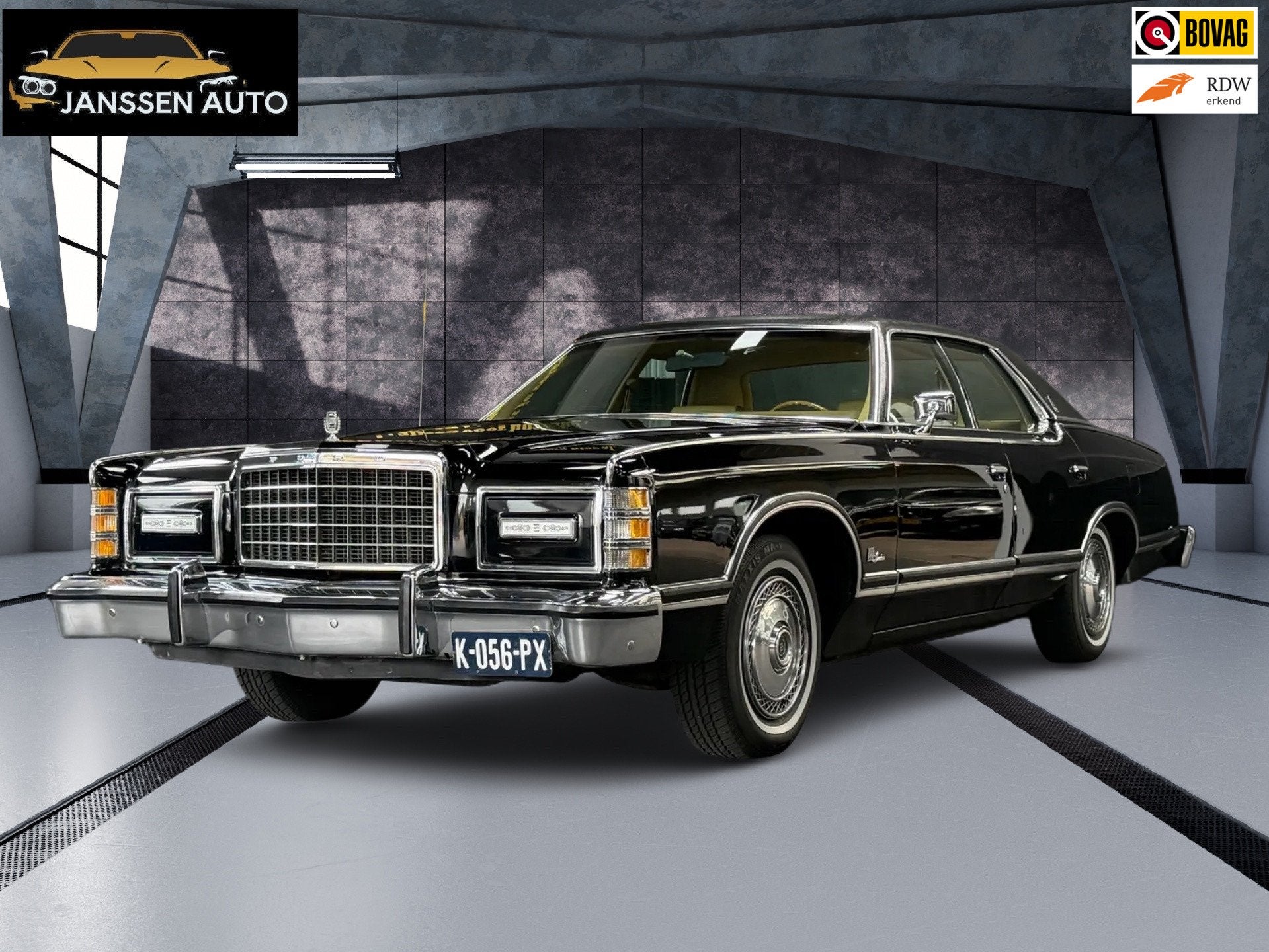 Ford USA LTD 5.8 V8 Landau SD | EU Auto | Carpass | NAP | Ne, Auto's, Automaat, Beige, Zwart, 151 pk