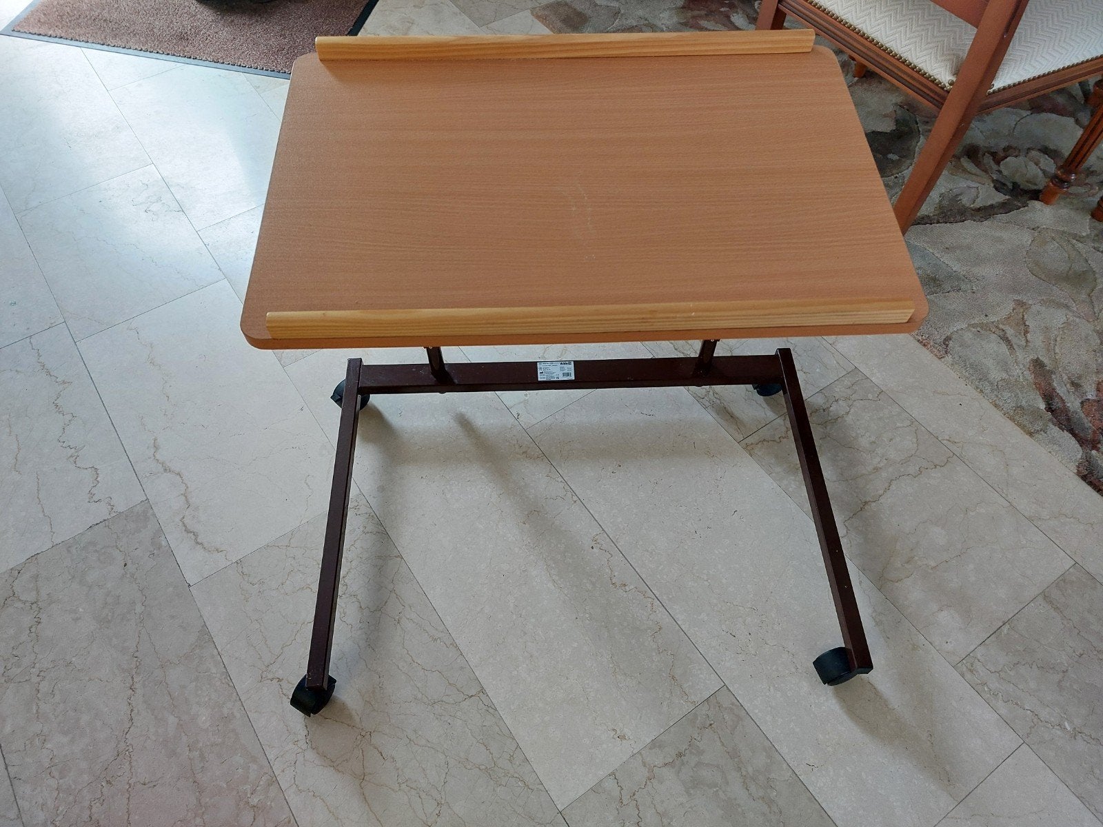 bijzettafel senioren, Ophalen