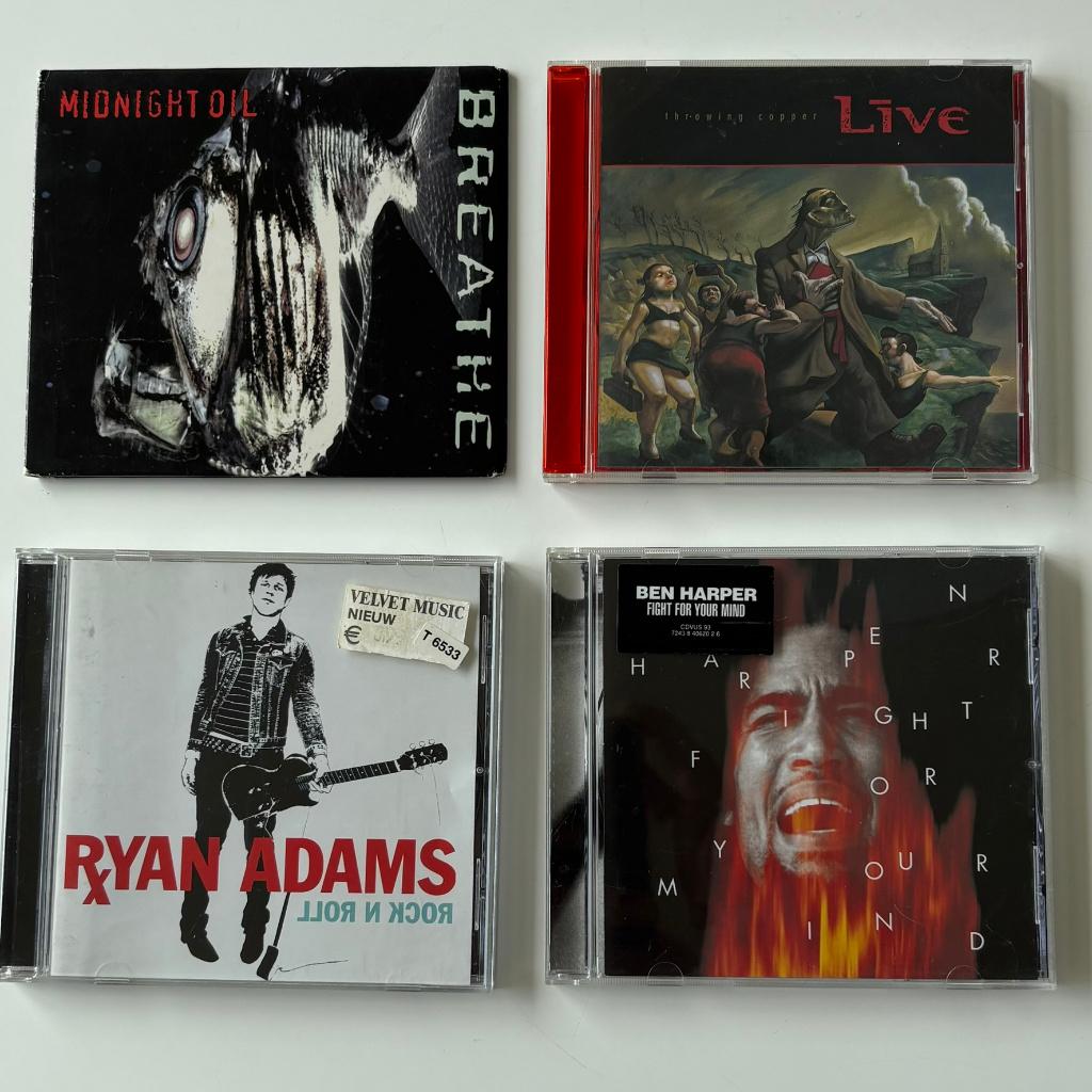 Midnight oil, Ben Harper, Ryan Adams, Live, Ophalen of Verzenden, Gebruikt, Poprock
