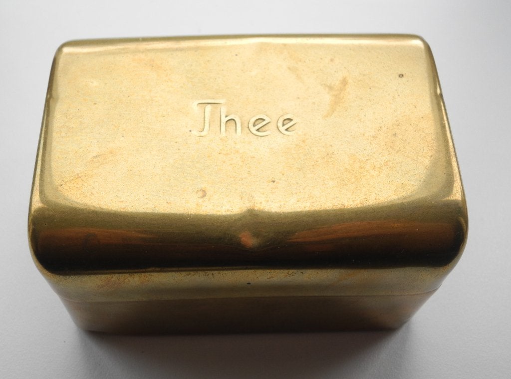 Antiek theedoosje uit jaren 20 van de vorige eeuw, Antiek en Kunst, Ophalen of Verzenden, Koper