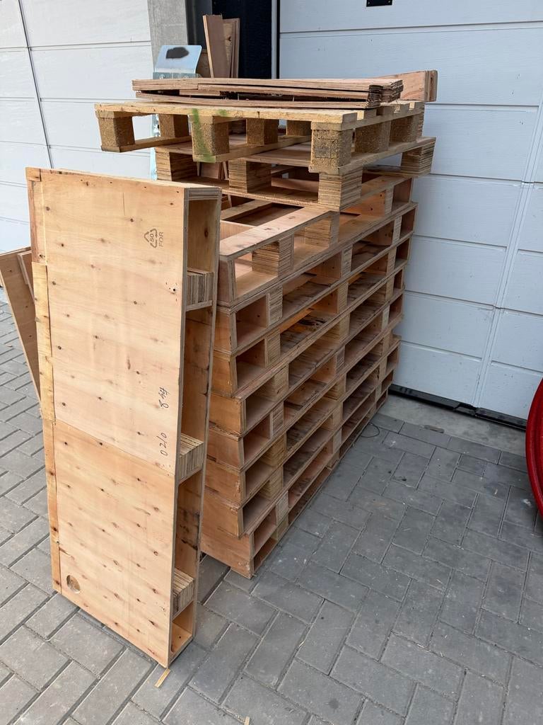 Resthout multiplex latten en pallets, Doe-het-zelf en Verbouw, Hout en Planken, Ophalen, Gebruikt, Minder dan 25 mm, Balk