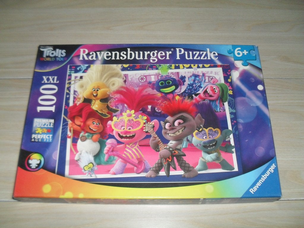 Trolls world tour puzzle 100 XXL stukken, Ophalen, Minder dan 500 stukjes, Zo goed als nieuw, Legpuzzel