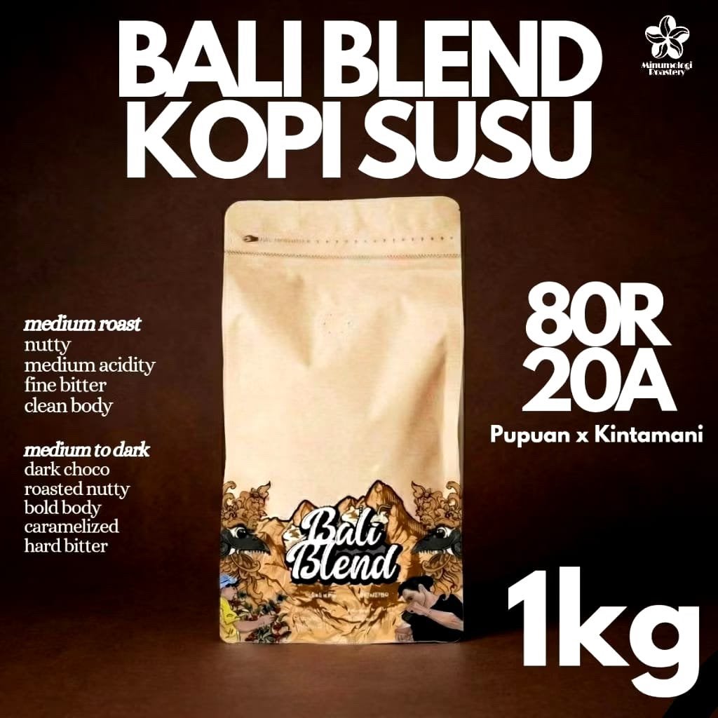 Bali coffee (Bali blend), Witgoed en Apparatuur, Ophalen of Verzenden, Nieuw, Combi, Gemalen koffie