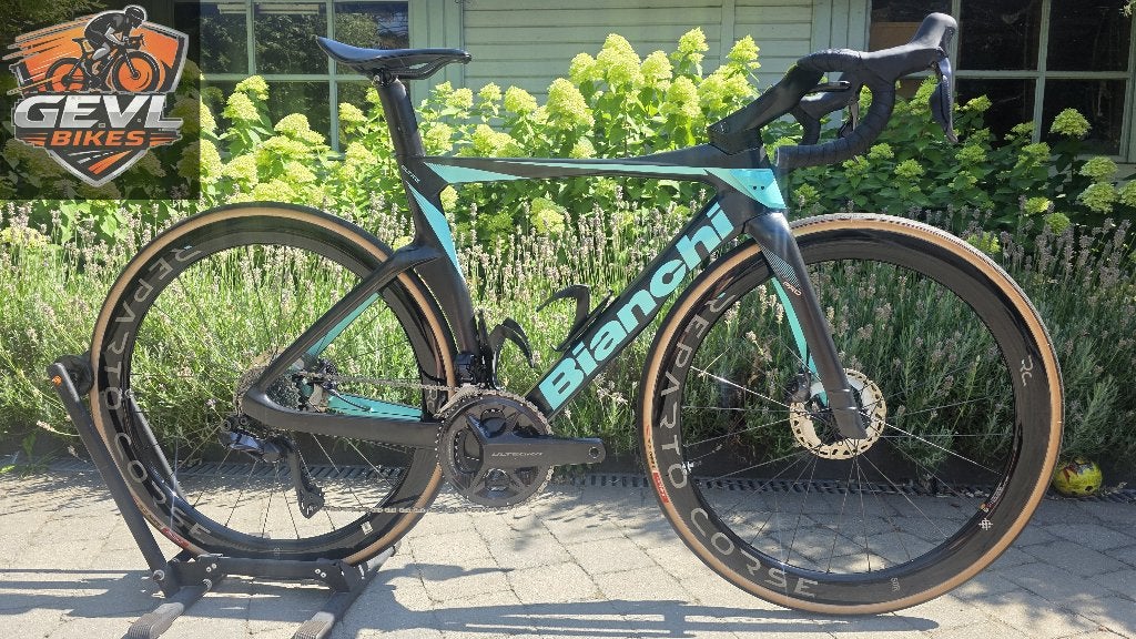 Bianchi Oltre RC Pro Ultegra DI2 12sp. + Carbon Wheels, Zo goed als nieuw, Meer dan 20 versnellingen, 53 tot 57 cm, Ophalen