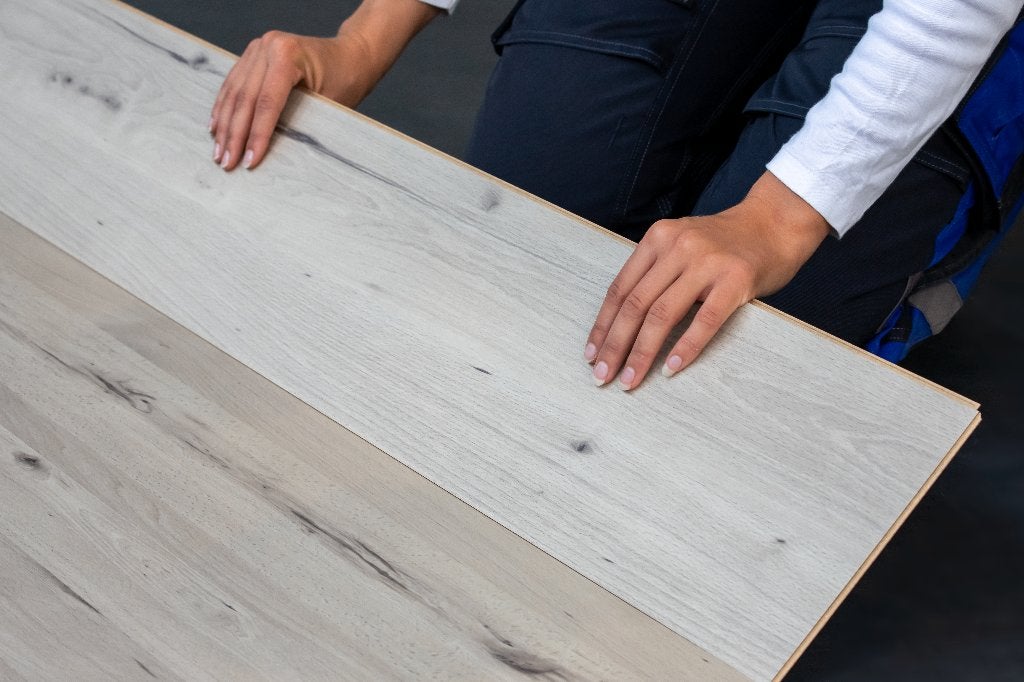 Laminaat vloer lichte houtlook - 110 pakken | Nieuw, Ophalen, 75 m² of meer, Beige, Nieuw