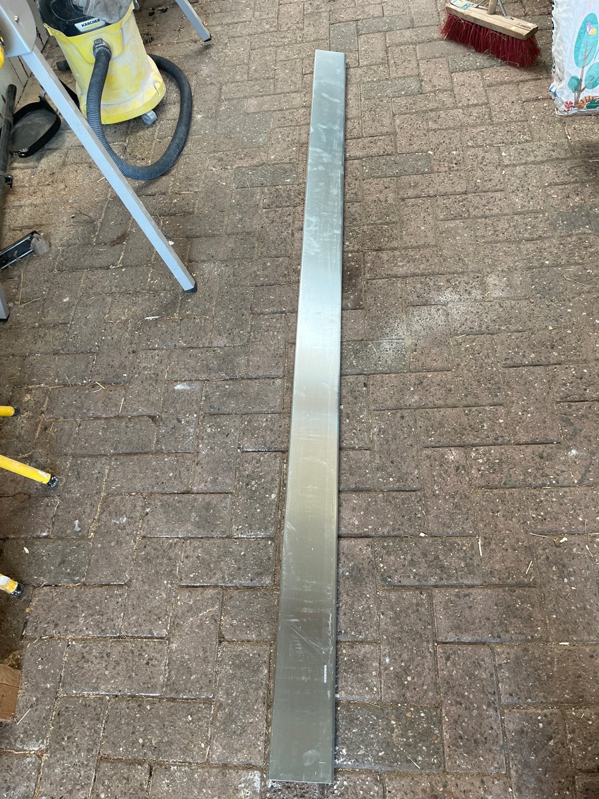 Nieuwe Rheinzink Quickfix  95/40 deklijst daklijst 2,3 meter, Ophalen, Nieuw, Overige metalen