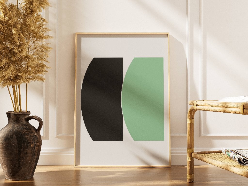 Wall Art | Nina Bruun Half Circles Collection | 30x40 cm, Rechthoekig Staand, Nieuw, Ophalen of Verzenden, A1 t/m A3