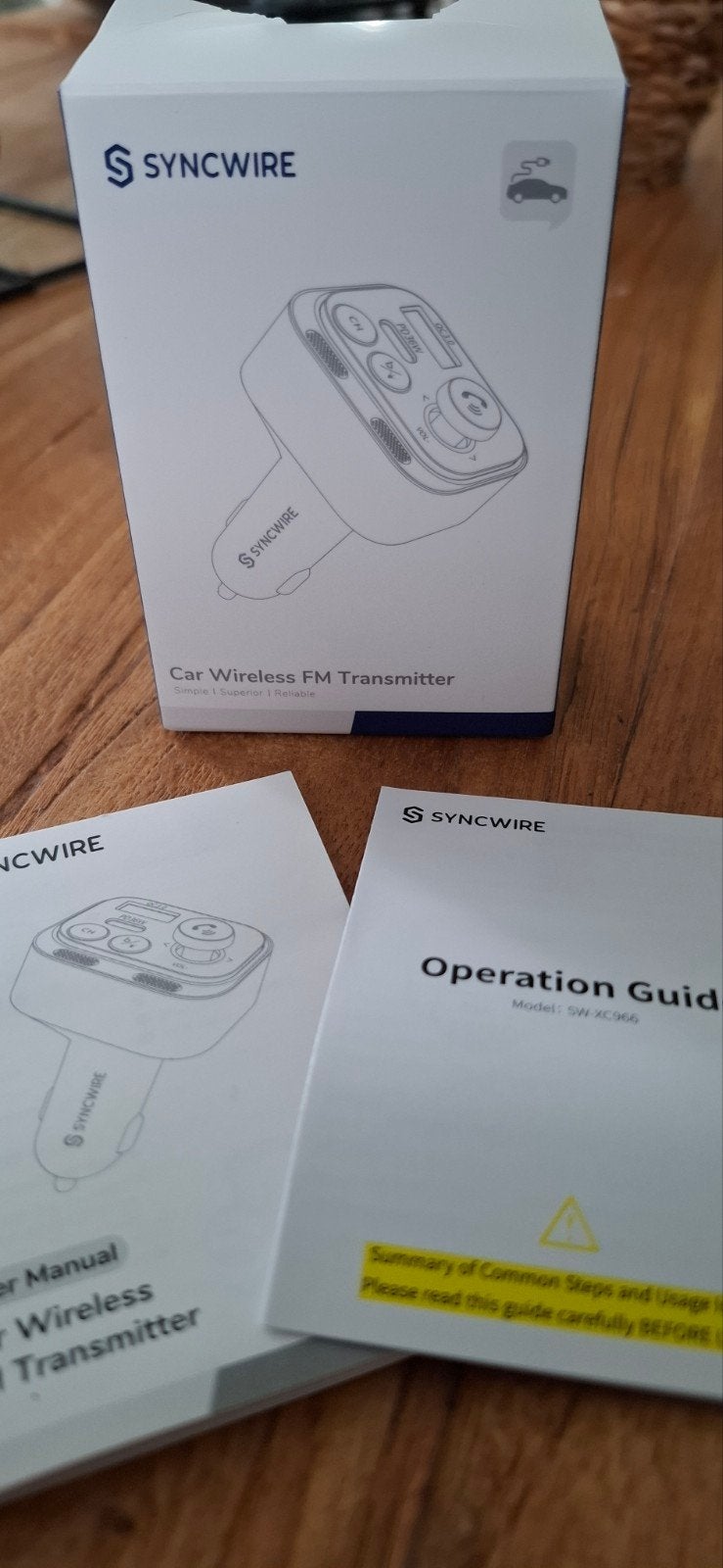 SYNCWIRE Car Wireless FM Transmitter - Nieuw in verpakking, Ophalen, Nieuw