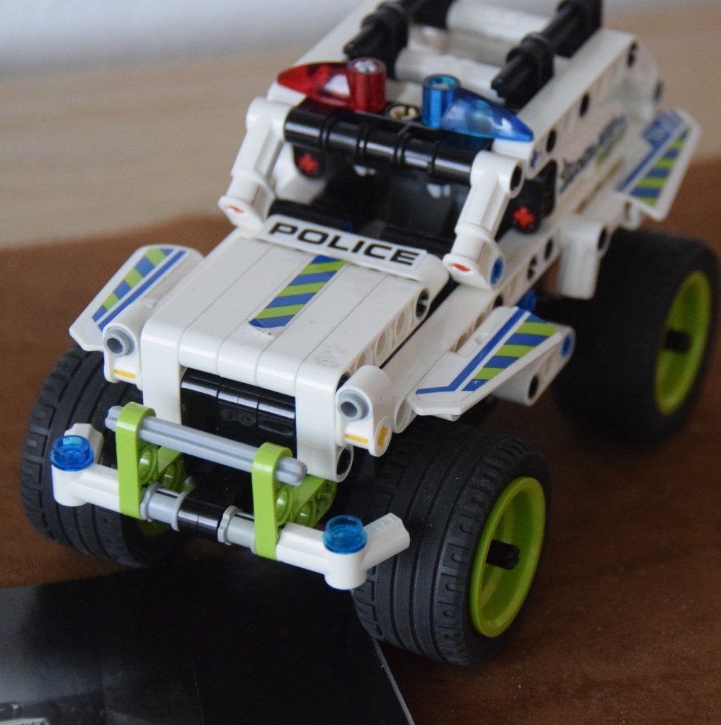 lego police auto, Lego, Ophalen of Verzenden, Zo goed als nieuw, Complete set
