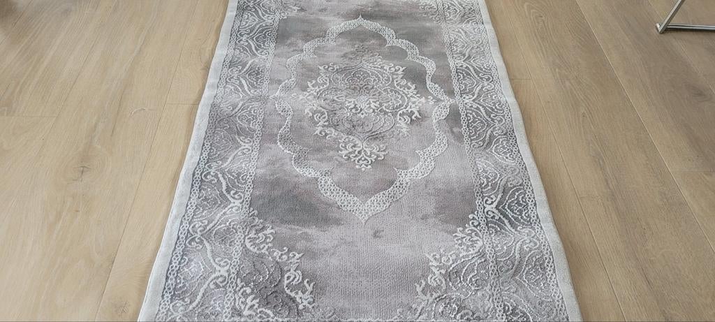 Vloerkleed Astana 80x150 grijsttinten laagpolig nieuw!, Nieuw, Grijs, Rechthoekig, 100 tot 150 cm