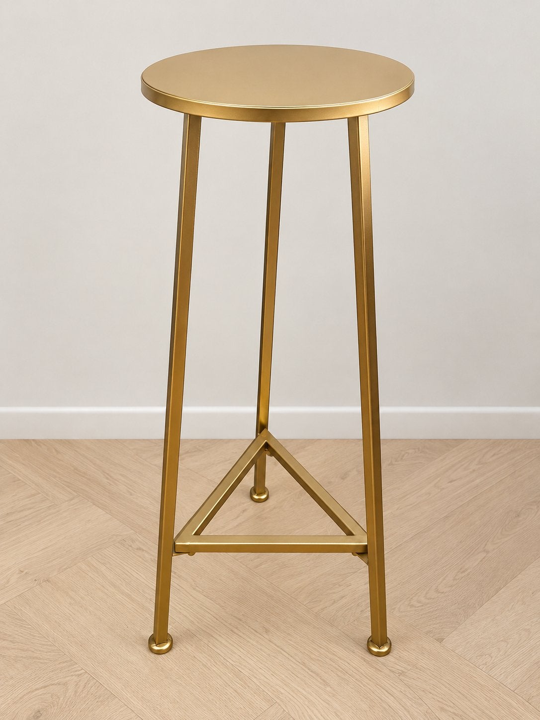 Plantentafel/decoratietafel goud Mica, Ophalen, Gebruikt, Goud