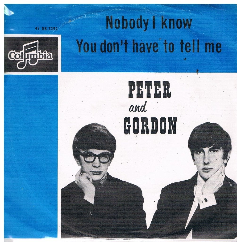 Peter And Gordon  Nobody i know, Ophalen of Verzenden, Gebruikt, Pop