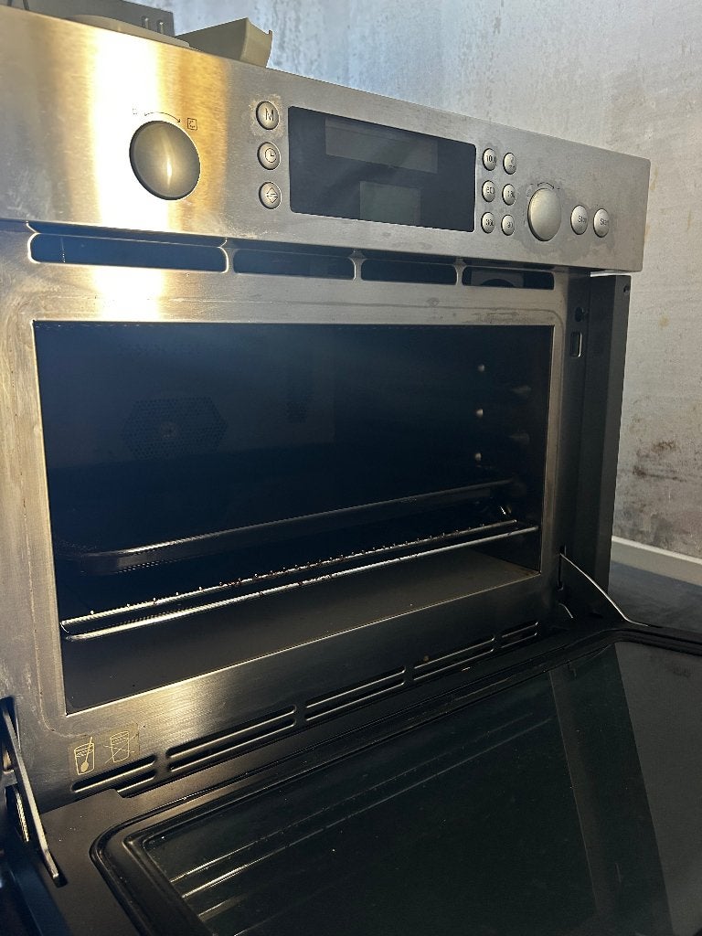 Bosch InnoWave combi-oven/magnetron – 45 cm – RVS, Ophalen, Minder dan 50 cm, Gebruikt, Minder dan 100 cm