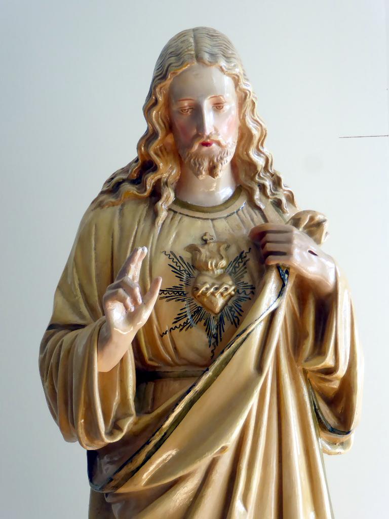 Heilig Hart van Jezus (85cm), Antiek en Kunst, Antiek | Religie, Ophalen
