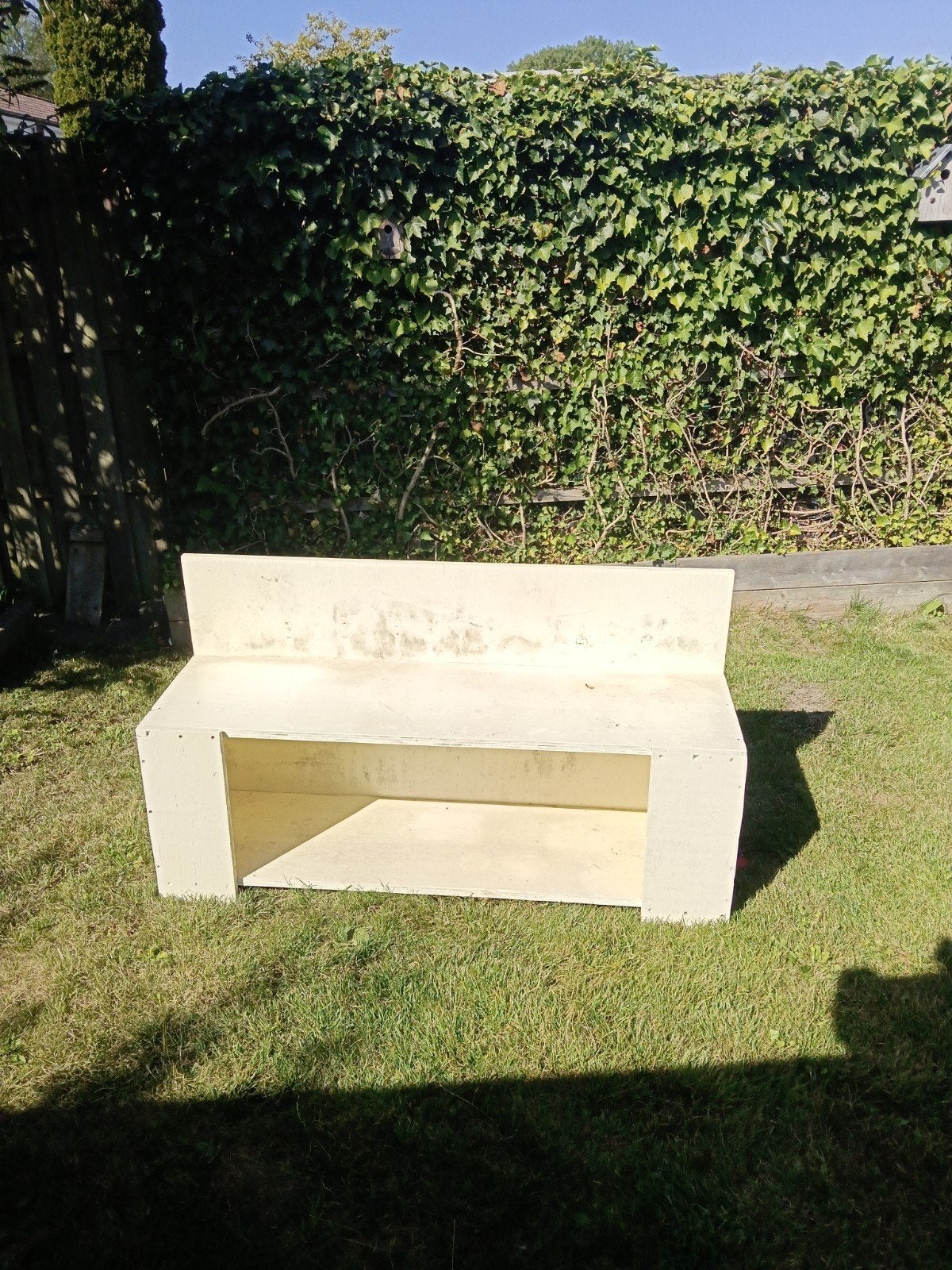 zelfgemaakt kastje, Tuin en Terras, Ophalen, Gebruikt, Hout