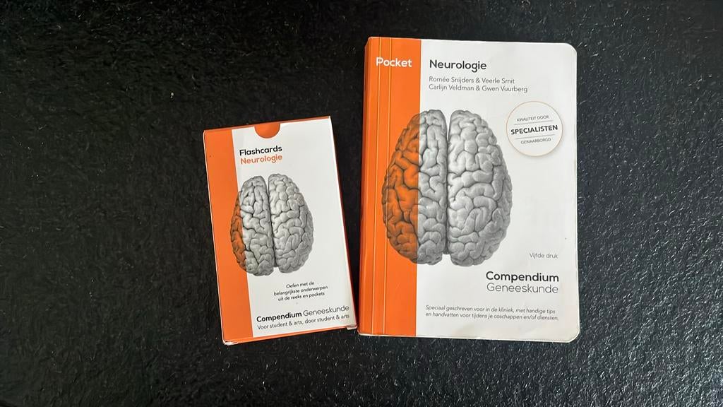 Veerle Smit - vijfde druk pocket en flashcards Neurologie e, Ophalen of Verzenden, Zo goed als nieuw, Veerle Smit; Romée Snijders