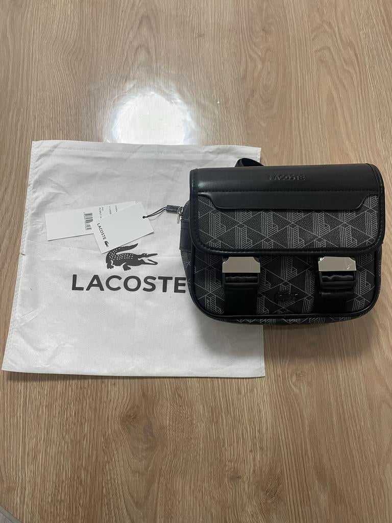 Nieuwe Lacoste schoudertas - nooit gebruikt!, Ophalen, Nieuw, Zwart, Overige merken