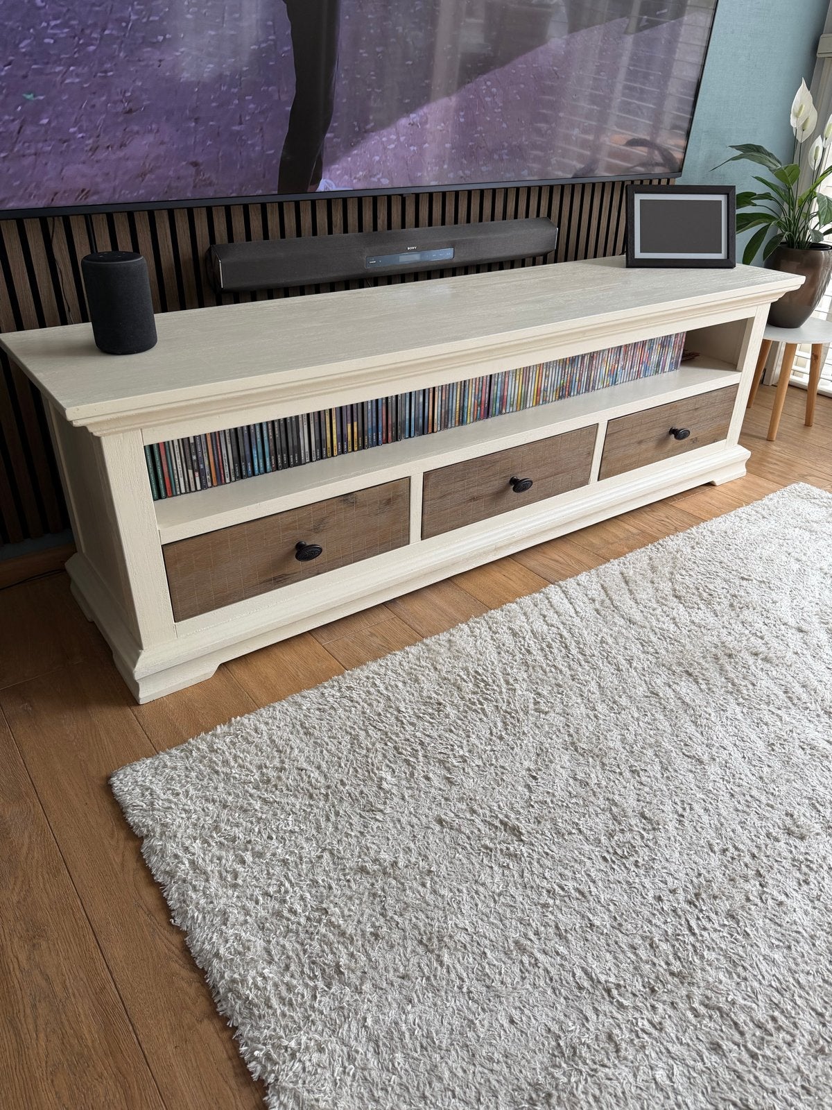 Stijlvolle TV-kast/dressoir 180x45x56 cm, Ophalen, Gebruikt, 150 tot 200 cm, Minder dan 100 cm