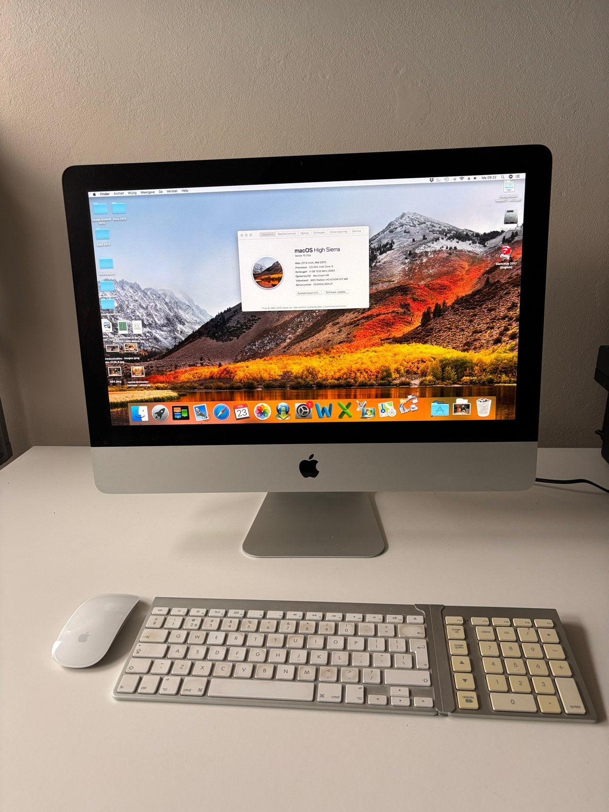 Apple iMac 21.5-inch (Mid 2011) - Intel Core i5, 4GB RAM, Computers en Software, Apple Desktops, Ophalen, Gebruikt, 2 tot 3 Ghz