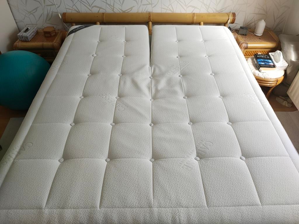 Te koop wegens lifestyleverandering: Caresse Splittopper, Ophalen, Tweepersoons, 160 cm